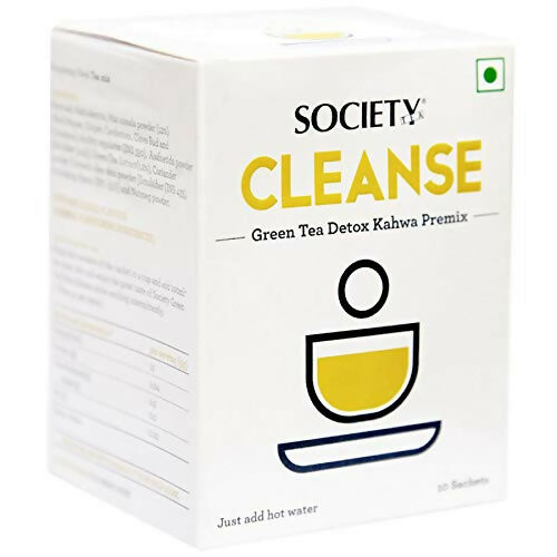 Society Cleanse Green Tea Detox Kahwa Premix | Grocsy