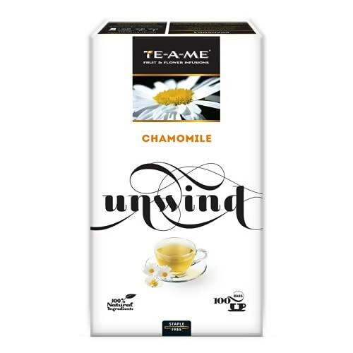 TE-A-ME Unwind Chamomile Herbal Tea Bags | Grocsy