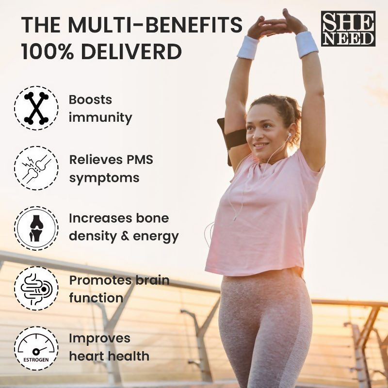 SheNeed All Time Multivitamins & Minerals For Women Capsules | Grocsy