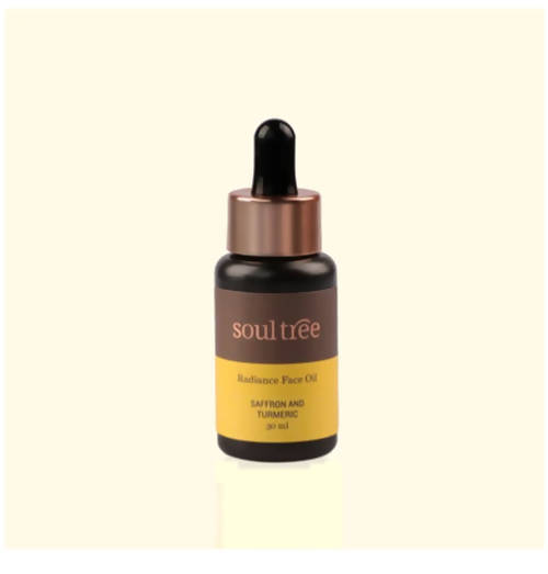 Soultree Radiance Face Oil With Saffron & Turmeric | Grocsy