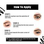 Insight Cosmetics Shiny Waterproof Eyeliner - Black | Grocsy