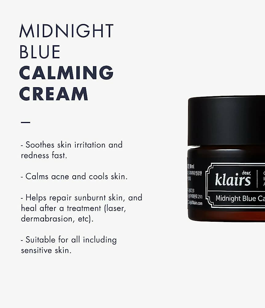 Dear Klairs Midnight Blue Calming Cream | Grocsy