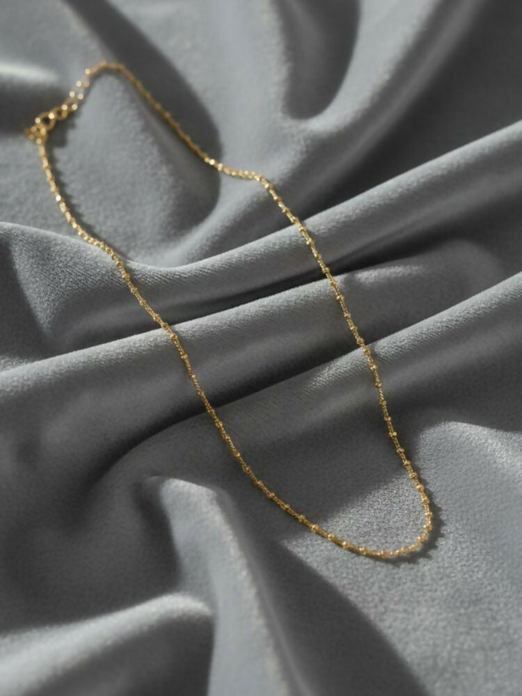 NVR Women Gold Plated Minimal Chain | Grocsy