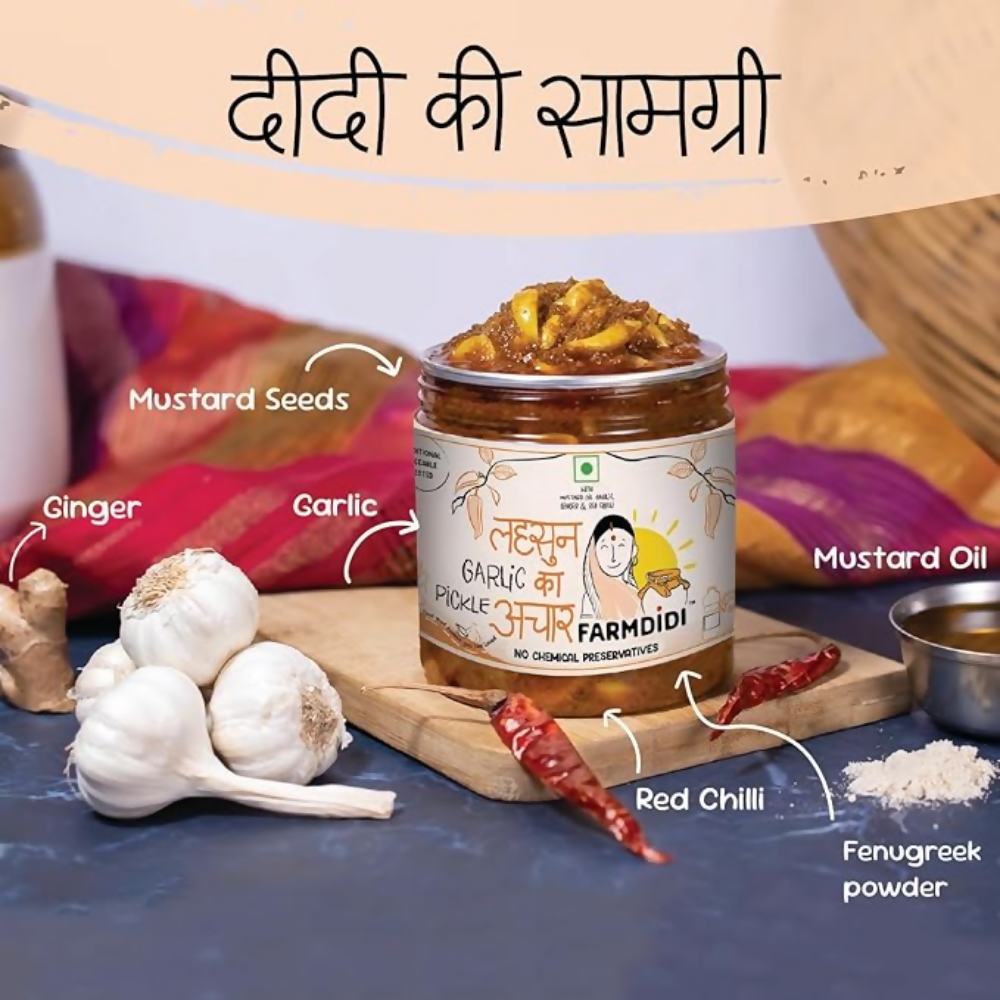 FarmDidi Garlic Pickle | Grocsy