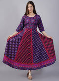 Vamika Multicolor Cotton Printed Party/Casual Wear Kurti (GAM24K) | Grocsy