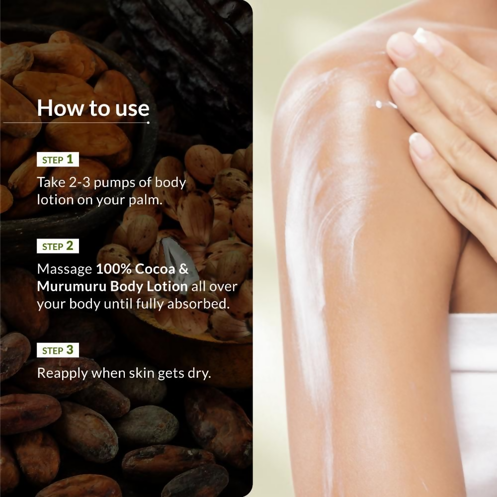 Lotus Botanicals 100% Cocoa & Murumuru Body Lotion | Grocsy