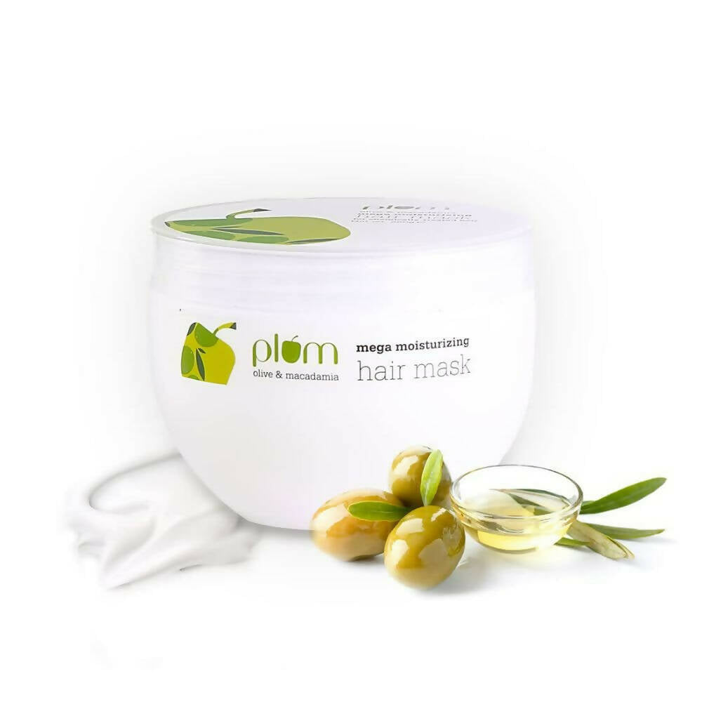 Plum Olive & Macadamia Mega Moisturizing Hair Mask | Grocsy