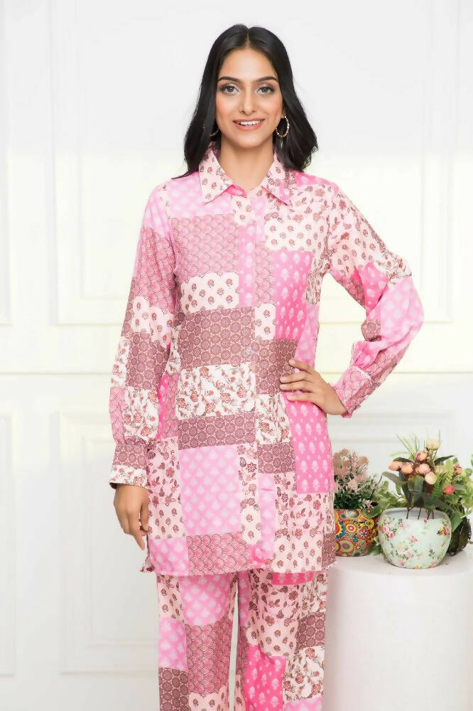 Myshka Multi-Printed Women Bling & Sparkly Co-Ords | Grocsy