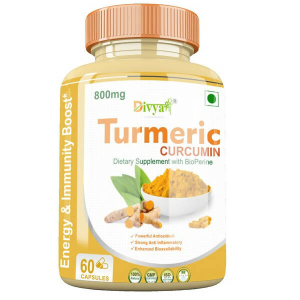 Divya Shree Turmeric Curcumin Capsules | Grocsy