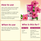 PLIX The Plant Fix Hibiscus Bond Repair Conditioner | Grocsy