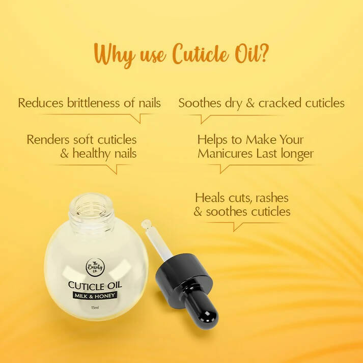 The Beauty Co. Milk & Honey Cuticle Oil for Nails | Grocsy
