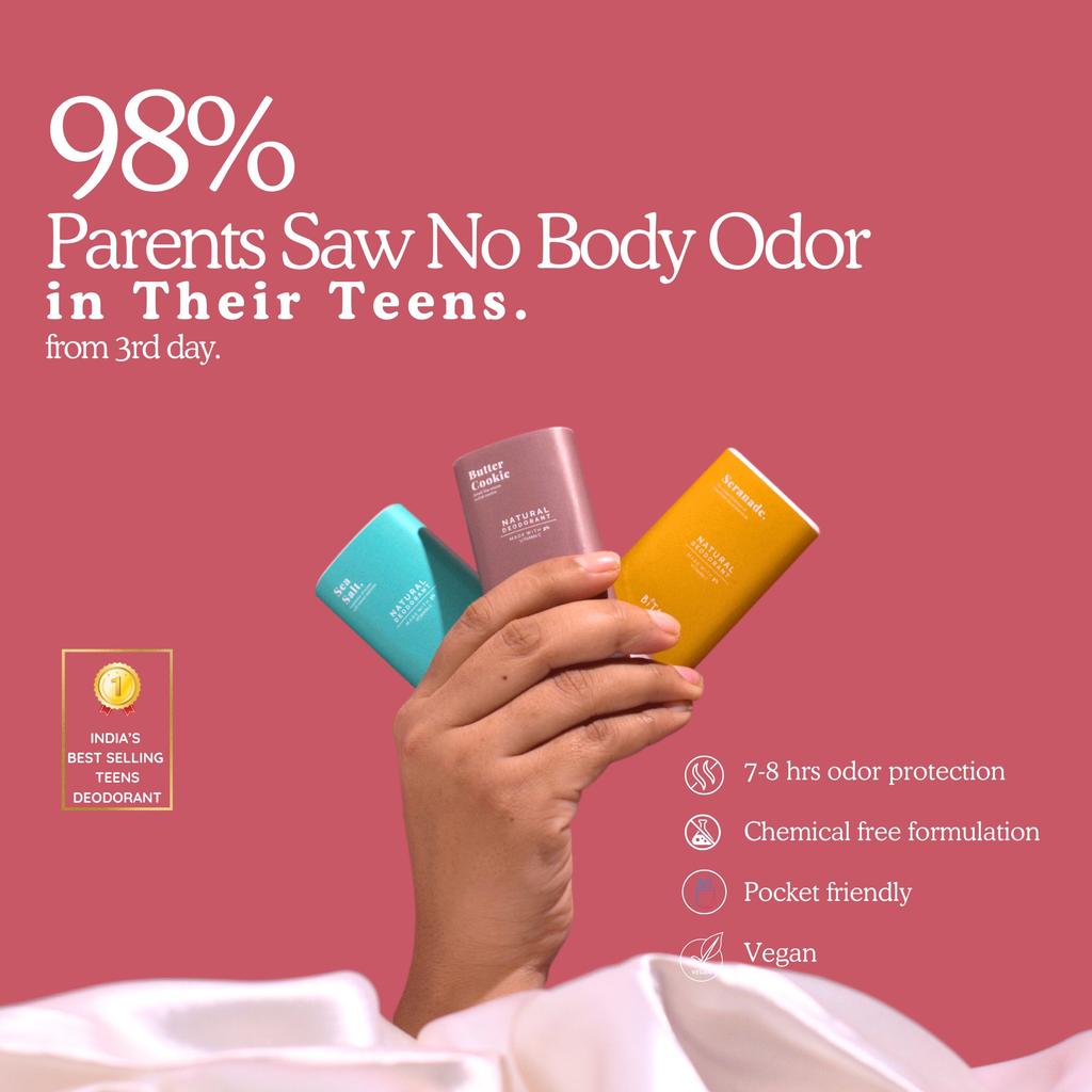 Bitamin Seasalt Teens Natural Deodorant Roll On Stick | Grocsy