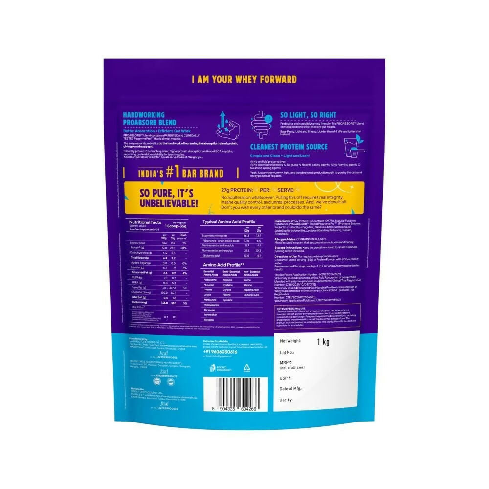 Yoga Bar ProClean Whey Protein Concentrate | Grocsy