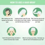 Nykaa Naturals Microfiber Hair Wrap for Frizz Free & Shiny Hair - Green | Grocsy
