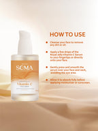Soma Essential Apian Morning Glow Ritual - Vitamin C Serum + Haldi Kesar Cream | Grocsy