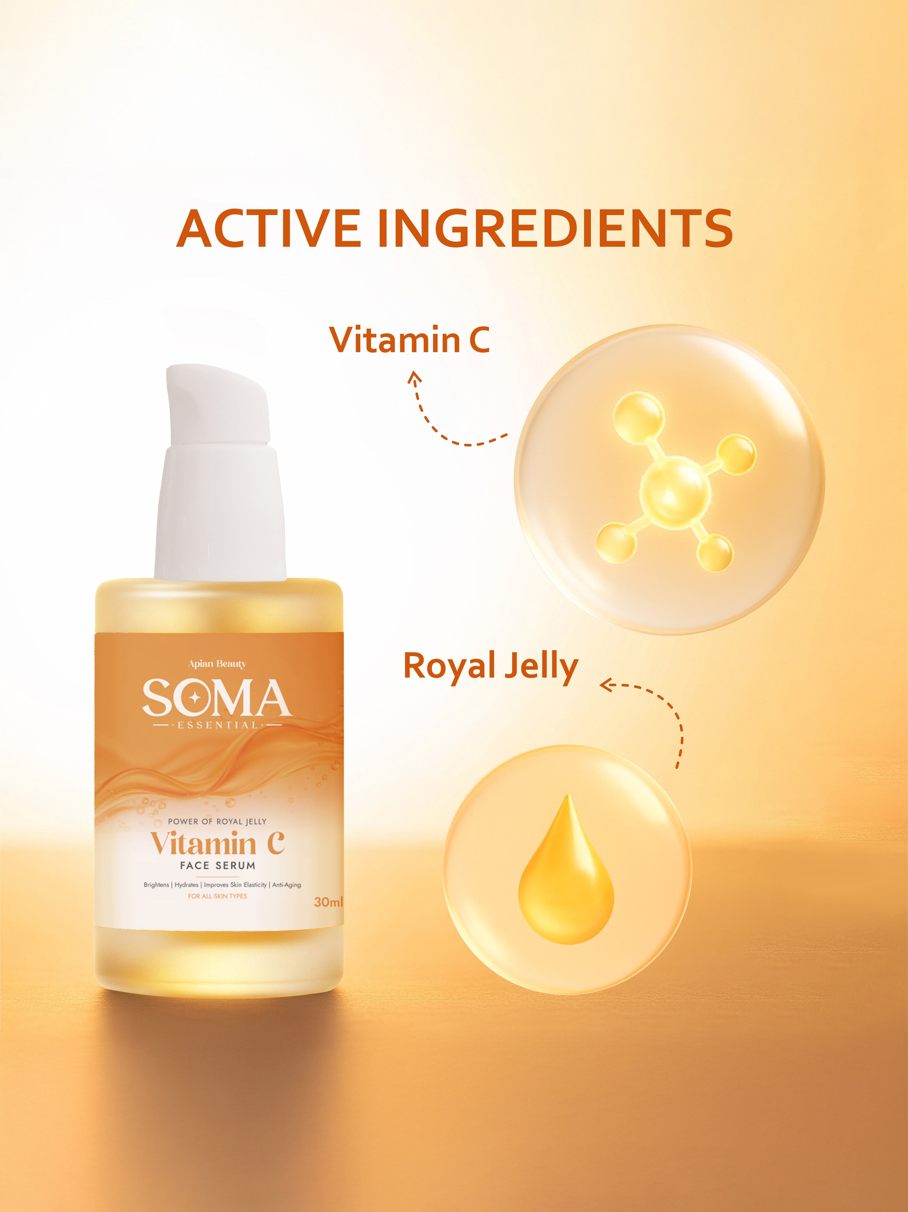 Soma Essential Apian Beauty Ritual- 3 step Skin Care Kit For AM & PM Routine | Grocsy