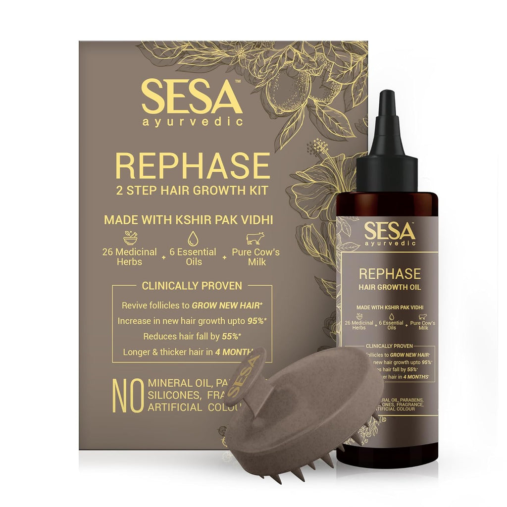 Sesa Ayurvedic Regain 2 Step Hair Growth Kit | Grocsy