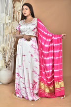Morchari Women Tai Dai And Hand Embroidery Lehenga-Rani | Grocsy