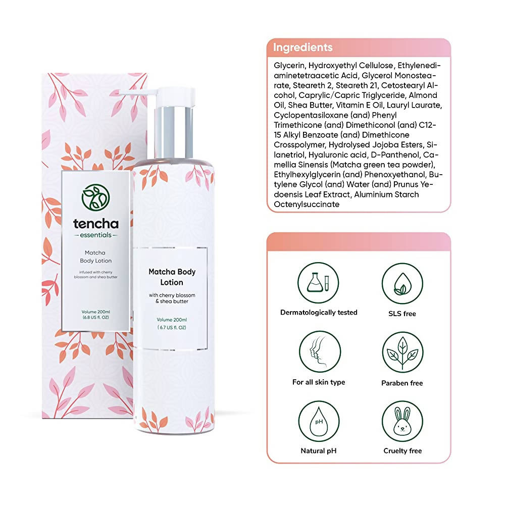 Tencha Essentials Matcha Body Lotion | Grocsy