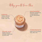 PureSense Natural Papaya Face Scrub | Grocsy
