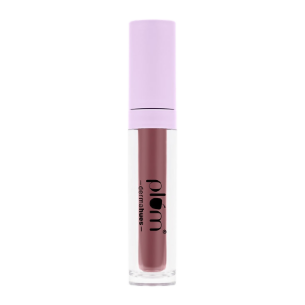 Plum Glassy Glaze Lip Lacquer 3-in-1 Lipstick + Lip Balm + Gloss 05 Cashmere Rose | Grocsy