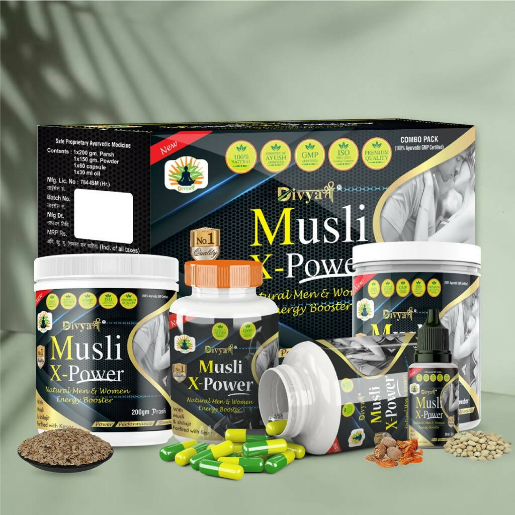 Divya Shree Musli X-Powder Kit | Grocsy