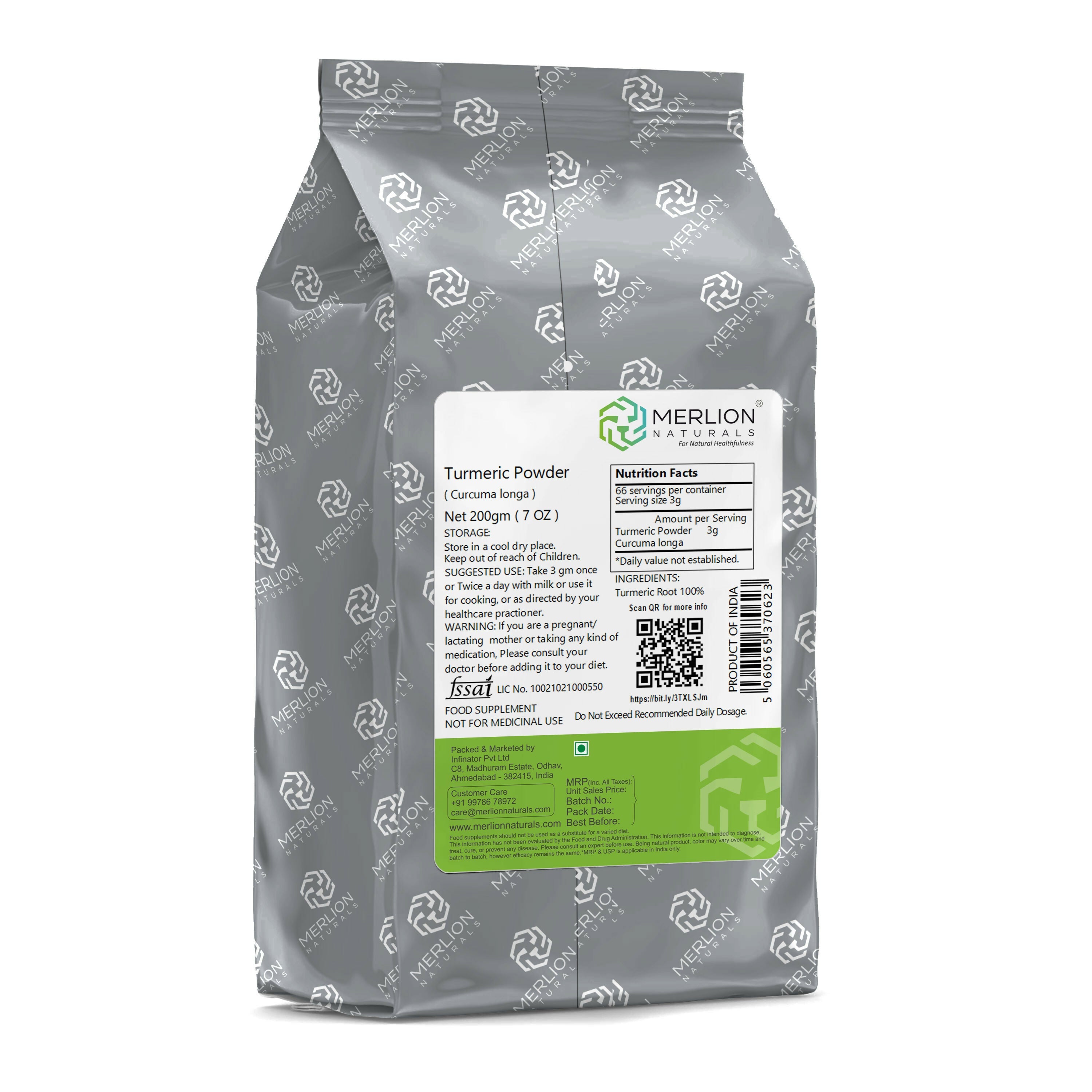Merlion Naturals Turmeric Powder | Grocsy