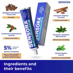 Sensora Herbal Sensitivity Relief Toothpaste | Grocsy