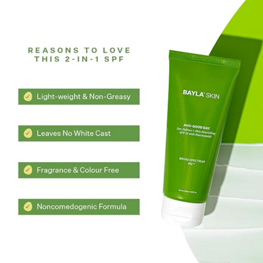 Bayla Skin Avo-Good Day Sunscreen SPF 35 PA+++ | Grocsy