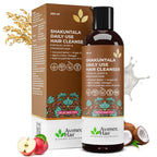Avimee Herbal Shakuntala Hair Cleanser/Shampoo For Silky & Shiny Hair With Aloe Vera, Apple Cider Vinegar, Rice Protein & Keratin Protein | Grocsy