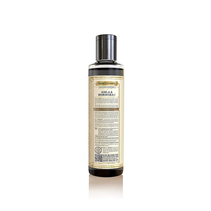 Khadi Natural Ayurvedic Amla and Bhringraj Hair Cleanser/Shampoo | Grocsy