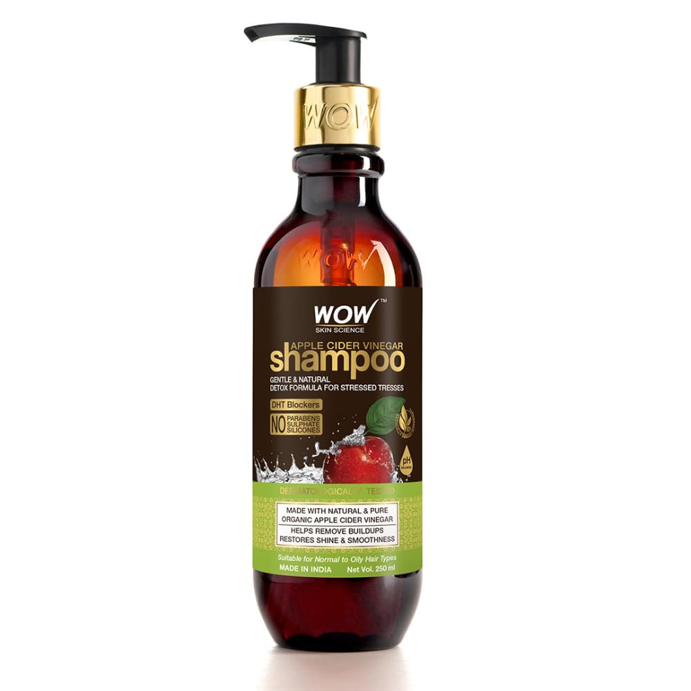 Wow Skin Science Apple Cider Vinegar Shampoo | Grocsy