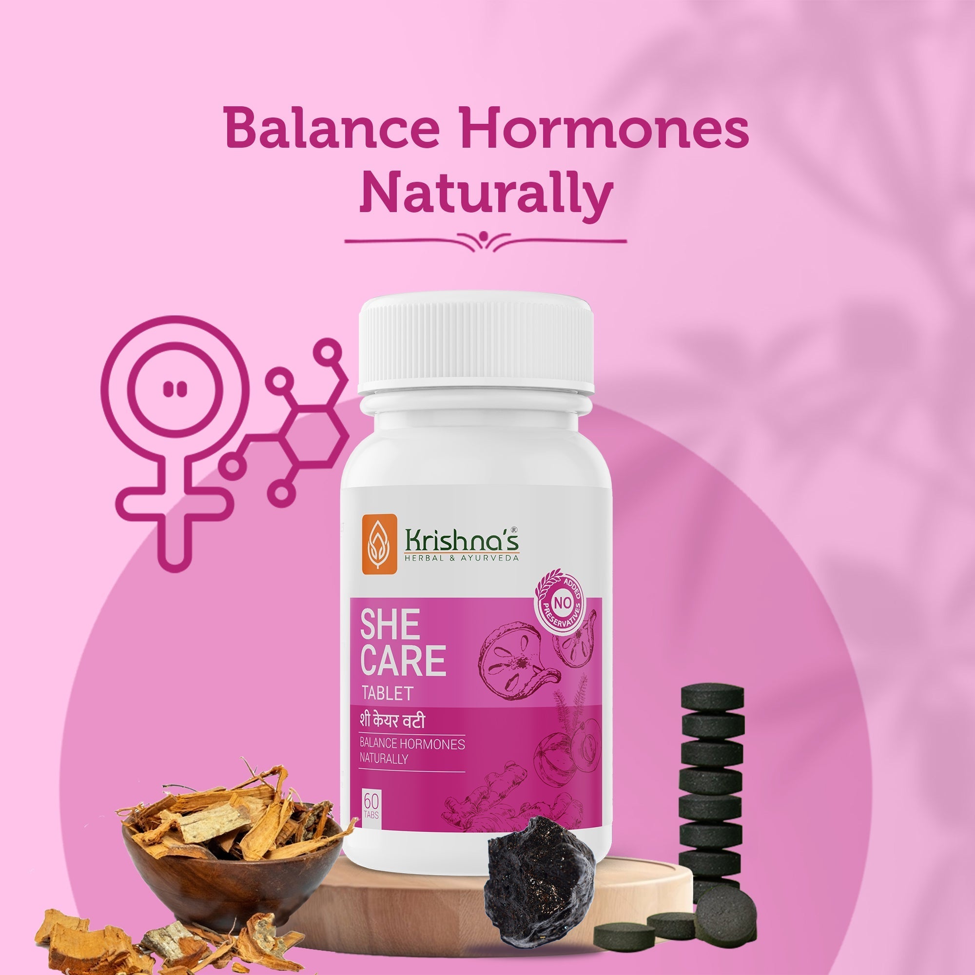 Krishna'S Herbal & Ayurveda She Care Tablets | Grocsy