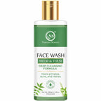 Nuerma Science Neem & Tulsi Face Wash | Deep Cleansing Formula to Heal Pimples, Acne & Rashes | Grocsy