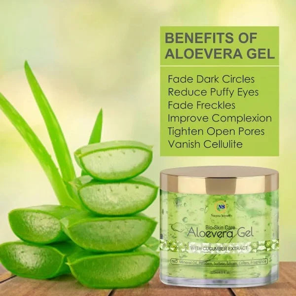 Nuerma Science Bio Skin Care Aloe Vera Gel with Cucumber Extract | Grocsy