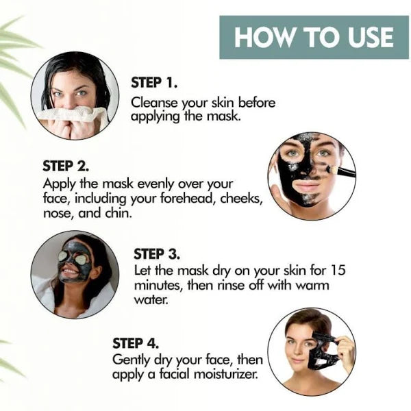 Nuerma Science Charcoal Face Mask | Deep Cleanse and Exfoliates | Grocsy