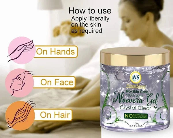 Nuerma Science Bio Skin Care Crystal Clear Aloe Vera Gel | Grocsy