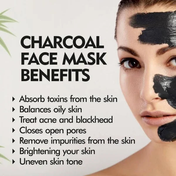 Nuerma Science Charcoal Face Mask | Deep Cleanse and Exfoliates | Grocsy