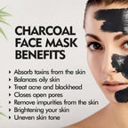 Nuerma Science Charcoal Face Mask | Deep Cleanse and Exfoliates | Grocsy