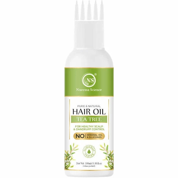 Nuerma Science Tea Tree Hair Oil for Healthy Scalp & Dandruff Control | Grocsy