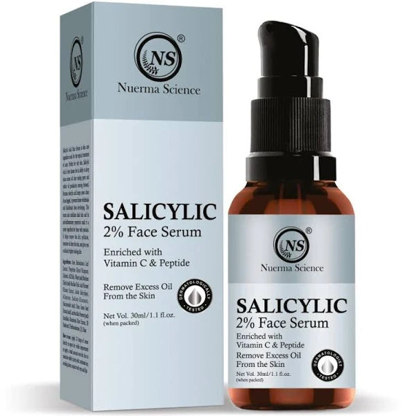 Nuerma Science Salicylic Acid Face Serum | Clear, Radiant Skin | Grocsy
