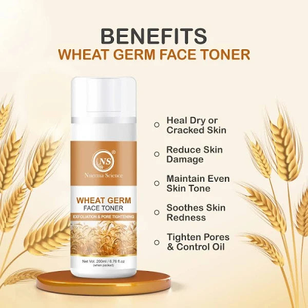 Nuerma Science Wheatgerm Face Toner For Pore Tightening, Smooth & Radiant Skin | Grocsy
