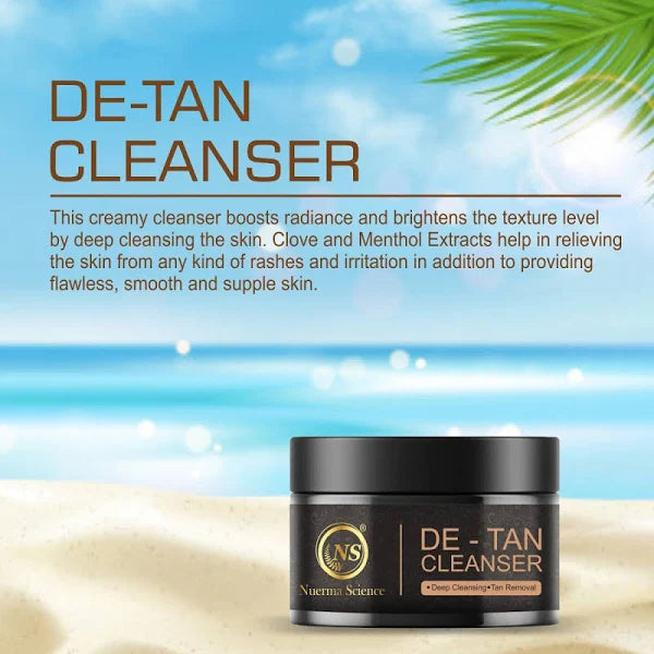 Nuerma Science De-Tan Cleanser | Purifies Skin & De-Tan Skin with Fair Complexion | Grocsy