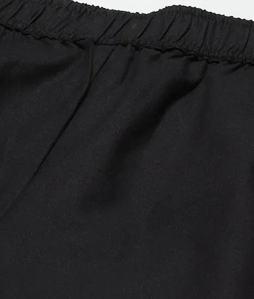 Fabmade Peach & Black Combo Linen Pajama | Grocsy