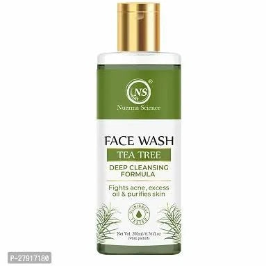 Nuerma Science Tea Tree Face Wash | Deep Cleansing Formula to Fight Acne, Excess Oil & Purifies Skin | Grocsy