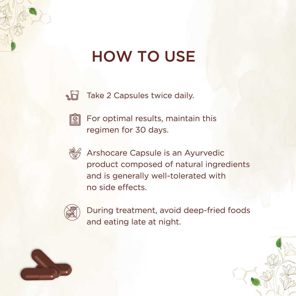 Shreevarma Arsho Care Capsules | Grocsy