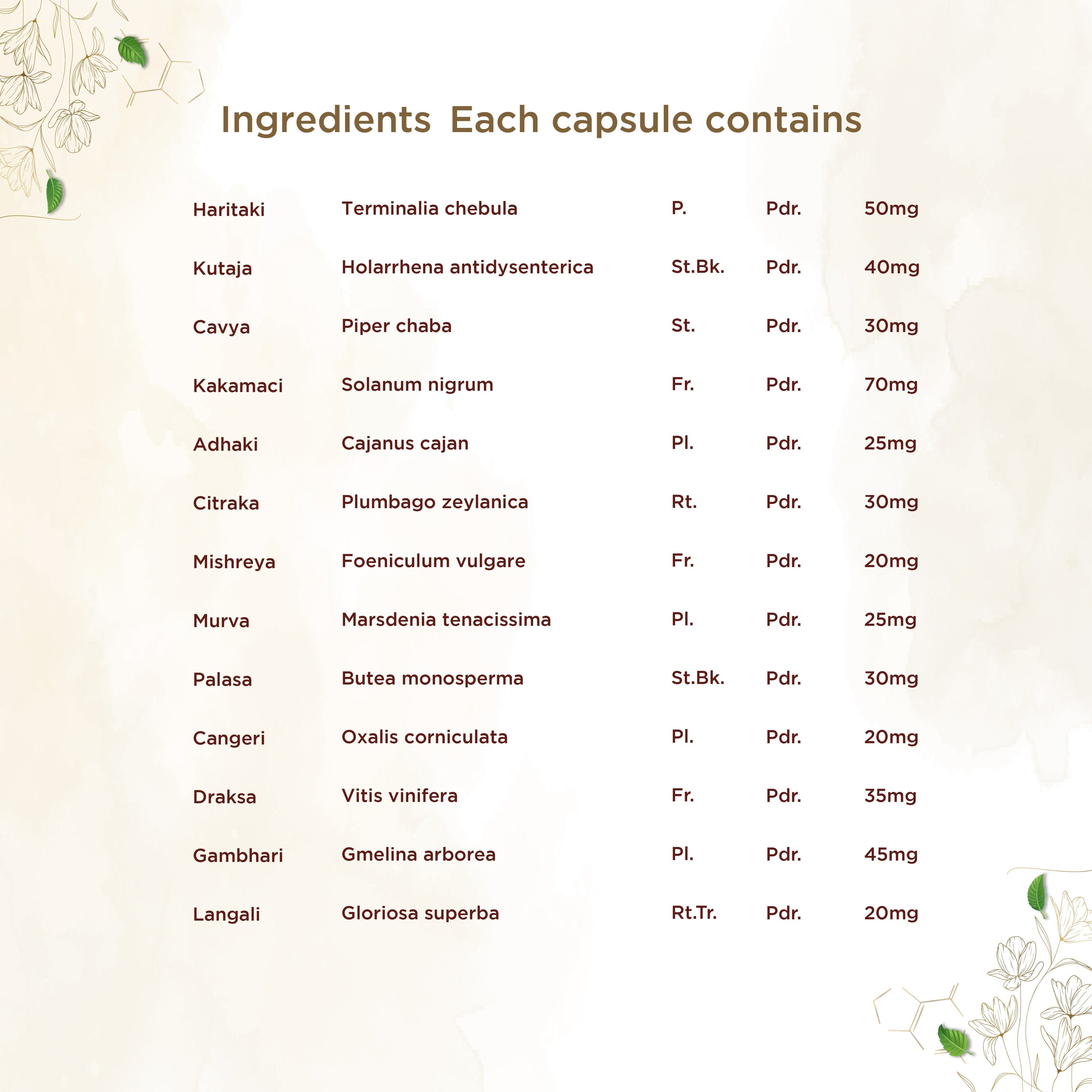 Shreevarma Arsho Care Capsules | Grocsy