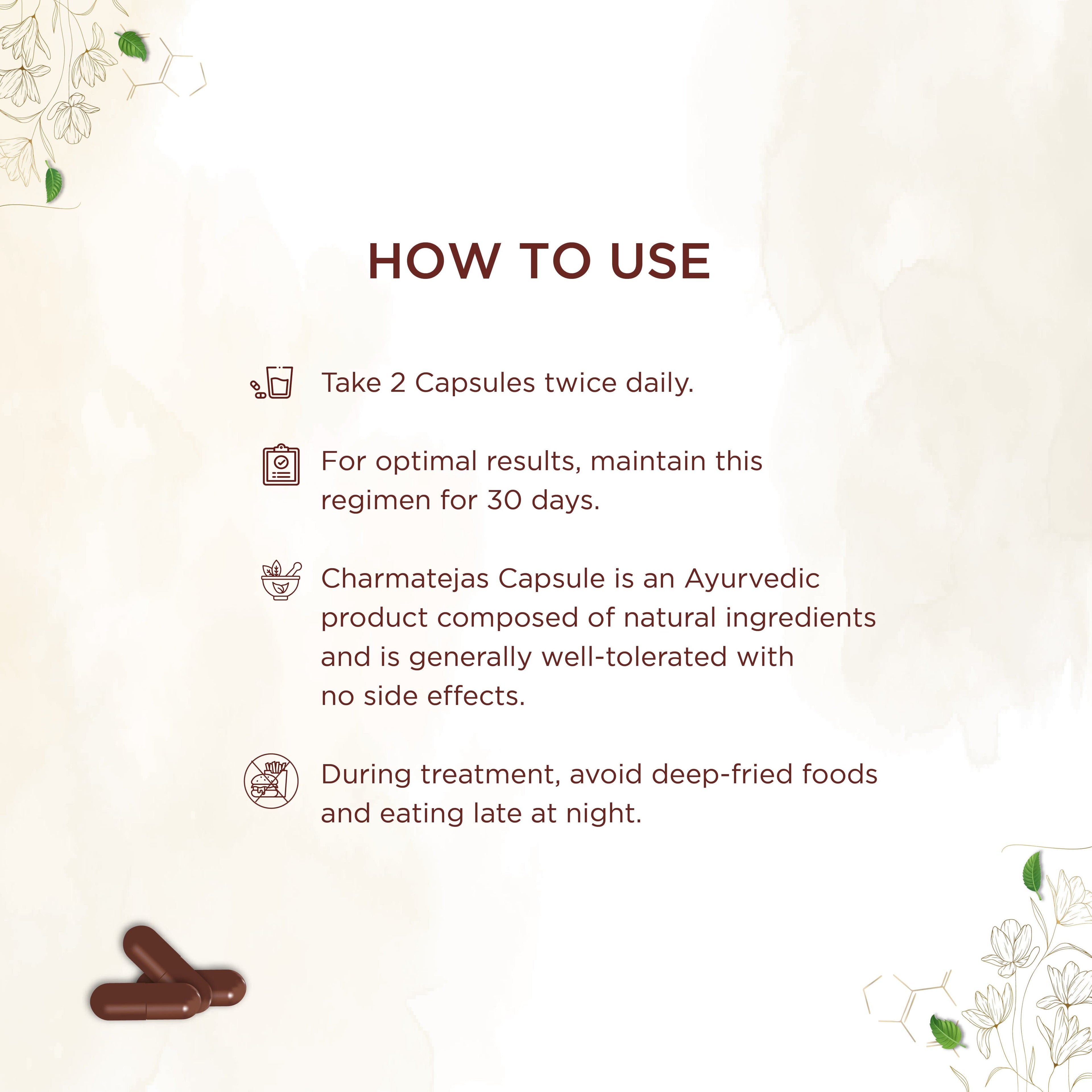 Shreevarma Charmatejas Capsules | Grocsy
