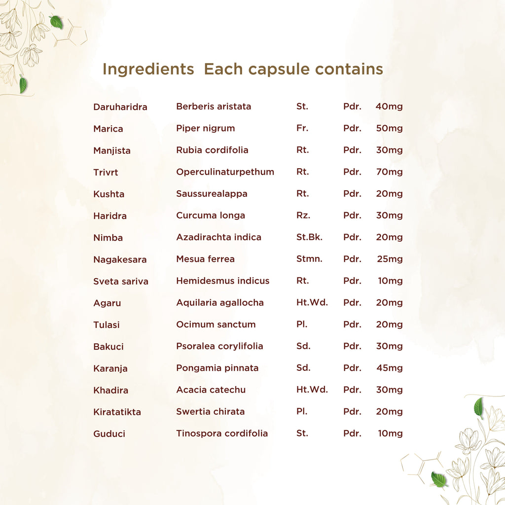 Shreevarma Charmatejas Capsules | Grocsy