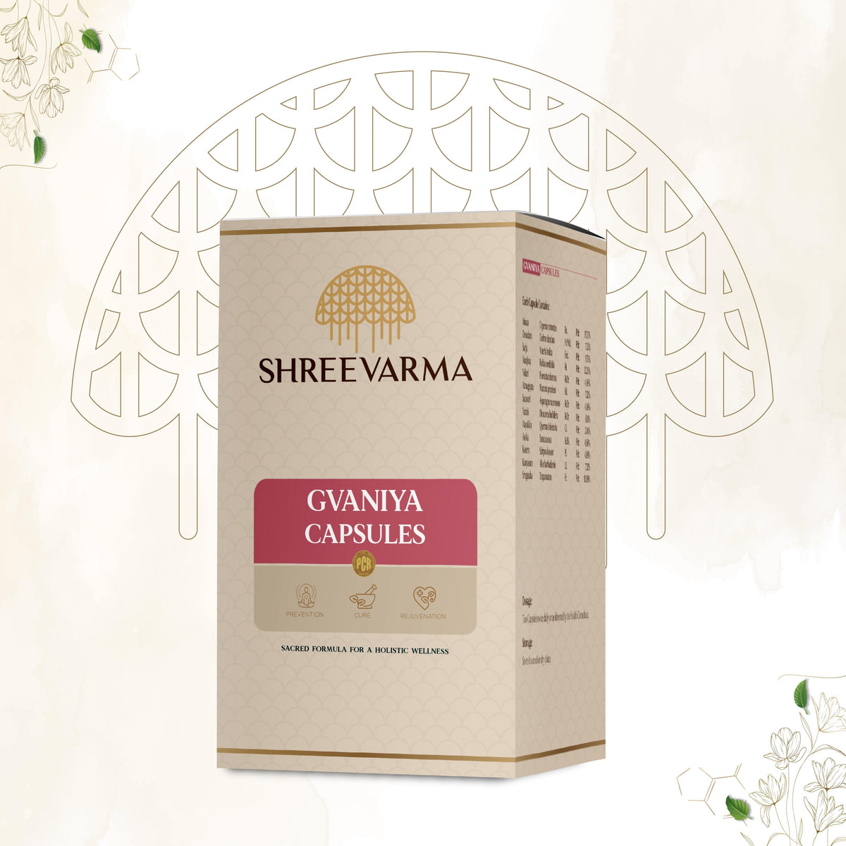 Shreevarma Gvaniya Capsules Men & Women Wellness | Grocsy